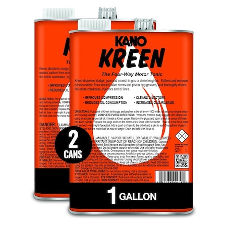 Kroil Kreen 1 Gallon High-Grade Gas & Oil Treatment, 2PK AZKR011C2